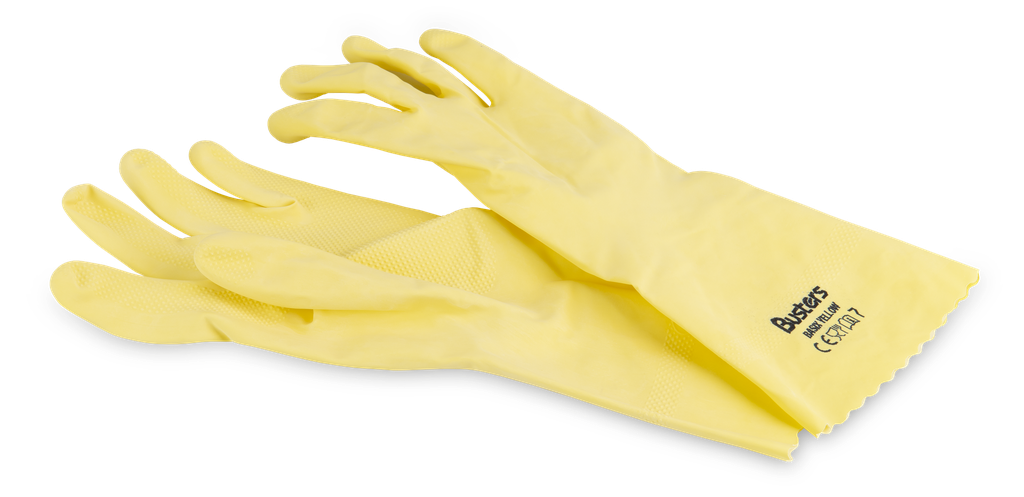 GANT BASIX LATEX JAUNE (3 PAIRES) (3PR)
