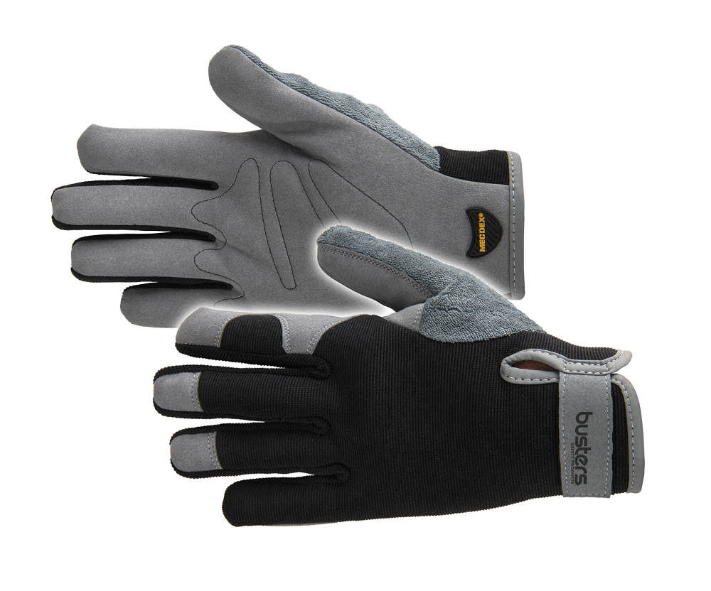 HANDSCHOEN ALL ROUND MEN BLACK CROSS (1PR)