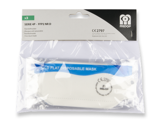 [1049481] MASQUE ANTI-POUSSIERE 4P FFP2 NON-VENTED 3PA (3PC)