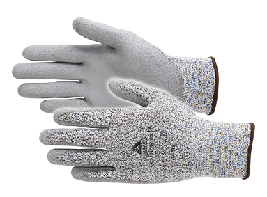 HANDSCHOEN PRO-CUT PU GREY (6PR)