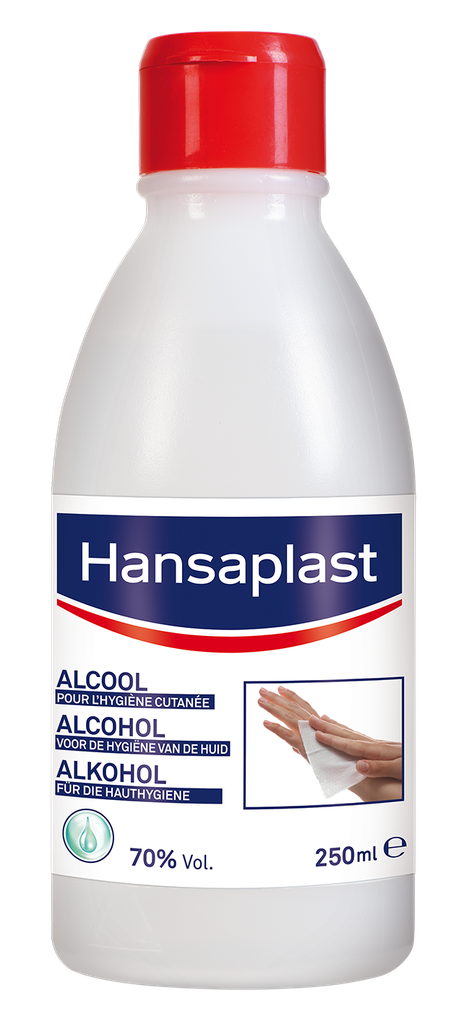 HANSAPLAST GEMOD. ALCOHOL 70° 250ML (1ST)