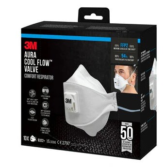 VOUWMASKER P2V 9322+ PRO10   (10ST)