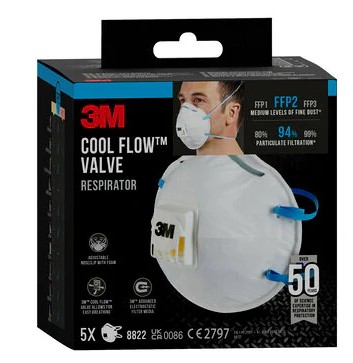 STOFMASKER P2V NR D 8822 PRO5 (5ST)