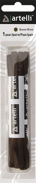 LACETS 90 CM ROND MARRON (1PR)