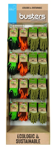 [1060309] DISPLAY GANTS BAMBOO EARTH 144 PR (1PC)
