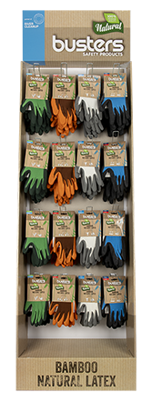 [1045856] BAMBOO HANDSCHOEN DISPLAY MIX 16x10 PAAR (1ST)