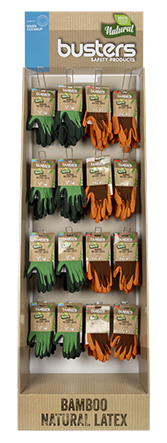 [1045870] BAMBOO HANDSCHOEN DISPLAY GARDEN 8x20 PR (1ST)