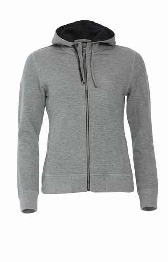 HOODY CLASSIC DAMES FULL ZIP CLIQUE (1PC)