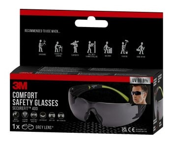 [1042878] VEILIGHEIDSBRIL SF400G GETINT GRIJS (1ST)